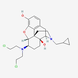 molecular formula C24H32Cl2N2O3 B1236277 Chlornaltrexamine CAS No. 67025-94-9