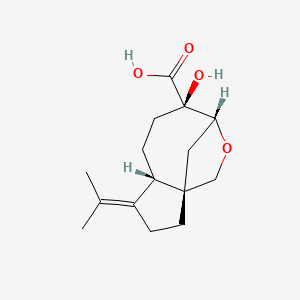 molecular formula C15H22O4 B12362778 5-(Phenylmethoxy)-1H-indole-3-ethan-alpha,alpha,beta,beta-d4-ol 