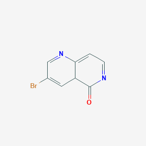 molecular formula C8H5BrN2O B12362787 3-bromo-4aH-1,6-naphthyridin-5-one 