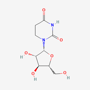 1-((2R,3S,4S,5R)-3,4-Dihydroxy-5-(hydroxymethyl)tetrahydrofuran-2-yl)dihydropyrimidine-2,4(1H,3H)-dione