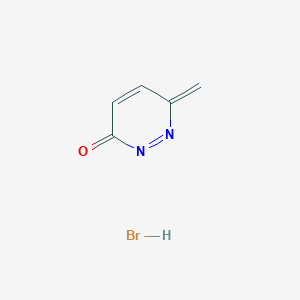 6-Methylidenepyridazin-3-one;hydrobromide