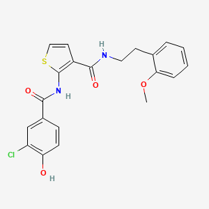 molecular formula C21H19ClN2O4S B12362826 Hsd17B13-IN-18 