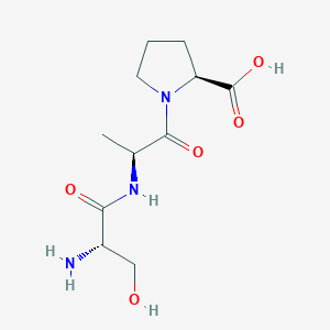 B12362835 L-Proline, L-seryl-L-alanyl- CAS No. 403694-80-4