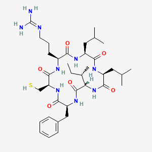 molecular formula C36H59N9O6S B12362864 Cyclo(CRLLIF) 