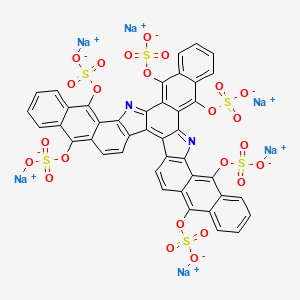 molecular formula C42H16N2Na6O24S6 B12362866 Indigosol Brown IBR 