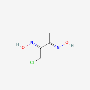 N-[1-chloro-3-(hydroxyimino)butan-2-ylidene]hydroxylamine