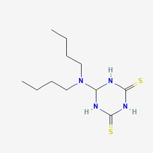 molecular formula C11H22N4S2 B12362925 6-(Dibutylamino)-1,3,5-triazinane-2,4-dithione 