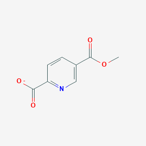 molecular formula C8H6NO4- B12362963 2,5-Pyridinedicarboxylic acid, 5-methyl ester 