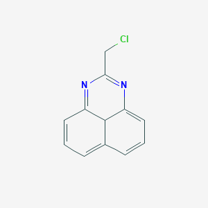 molecular formula C12H9ClN2 B12362997 2-(chloromethyl)-9bH-perimidine 