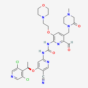 molecular formula C32H35Cl2N9O6 B12363003 Fgfr4-IN-18 