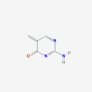 molecular formula C5H5N3O B12363059 2-Amino-5-methylidenepyrimidin-4-one 