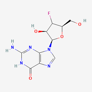 2-amino-9-[(2R,3R,5R)-4-fluoro-3-hydroxy-5-(hydroxymethyl)oxolan-2-yl]-1H-purin-6-one