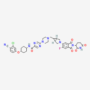 molecular formula C41H41ClFN9O6 B12363090 Androgen receptor degrader-4 