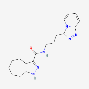 molecular formula C18H26N6O B12363119 KRAS G12D inhibitor 20 