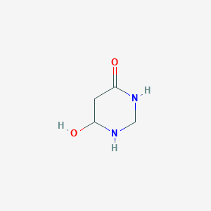 molecular formula C4H8N2O2 B12363124 6-Hydroxytetrahydropyrimidin-4-one 