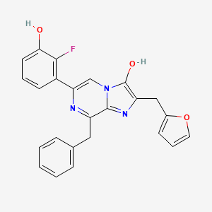 molecular formula C24H18FN3O3 B12363159 NanoLuc substrate 1 