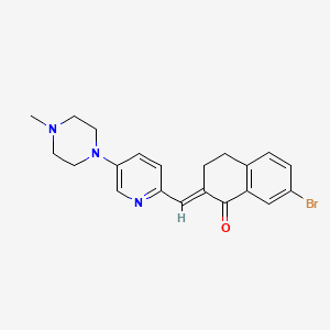 molecular formula C21H22BrN3O B12363160 Nlrp3-IN-32 