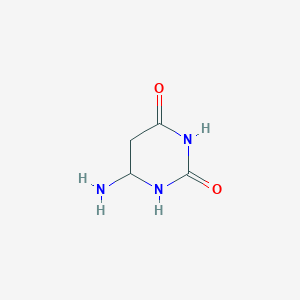 molecular formula C4H7N3O2 B12363187 6-Amino-1,3-diazinane-2,4-dione 