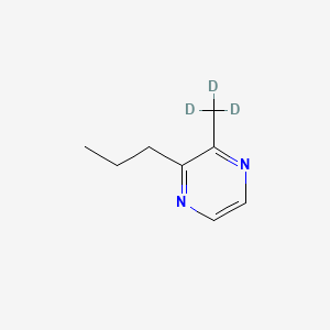 molecular formula C8H12N2 B12363207 2-Methyl-3-propylpyrazine-d3 