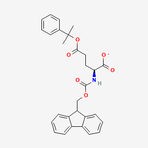 L-Glutamic acid, N-[(9H-fluoren-9-ylmethoxy)carbonyl]-, 5-(1-methyl-1-phenylethyl) ester