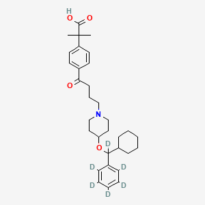 molecular formula C32H43NO4 B12363215 Carebastine-d6 