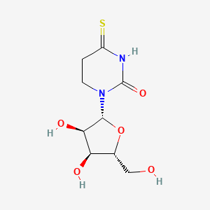 1-[(2R,3R,4S,5R)-3,4-dihydroxy-5-(hydroxymethyl)oxolan-2-yl]-4-sulfanylidene-1,3-diazinan-2-one