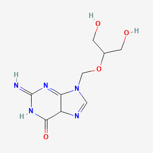 9-(1,3-dihydroxypropan-2-yloxymethyl)-2-imino-5H-purin-6-one