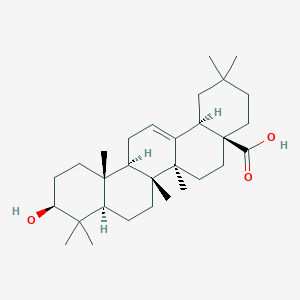 molecular formula C30H48O3 B12363279 (4aS,6aR,6aS,6bR,8aR,10S,12aR,14bR)-10-hydroxy-2,2,6a,6b,9,9,12a-heptamethyl-1,3,4,5,6,6a,7,8,8a,10,11,12,13,14b-tetradecahydropicene-4a-carboxylic acid 