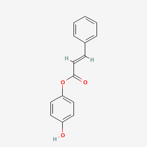 molecular formula C15H12O3 B12363281 4-hydroxyphenyl (2E)-3-phenylacrylate 