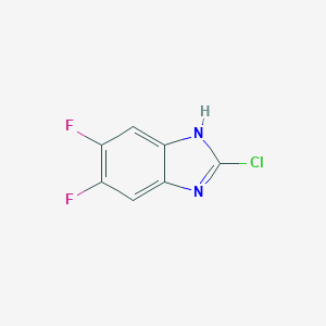molecular formula C7H3ClF2N2 B123633 2-氯-5,6-二氟-1H-苯并咪唑 CAS No. 142356-63-6