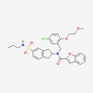 molecular formula C31H33ClN2O6S B12363313 Nlrp3-IN-26 