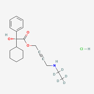 molecular formula C20H28ClNO3 B12363342 Desethyloxybutynin-d5 (hydrochloride) 