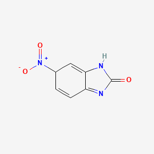 molecular formula C7H5N3O3 B12363360 6-Nitro-1,6-dihydrobenzimidazol-2-one 