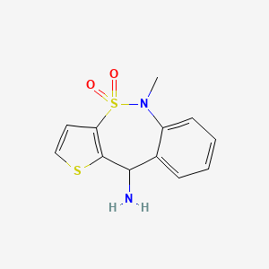 molecular formula C12H12N2O2S2 B12363369 Ebov-IN-4 