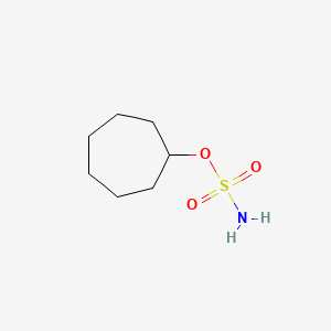 molecular formula C7H15NO3S B1236337 Cycloheptylsulfamate CAS No. 60900-58-5