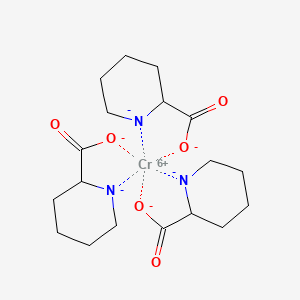 molecular formula C18H27CrN3O6 B12363424 chromium(6+);piperidin-1-ide-2-carboxylate 