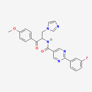 molecular formula C24H20FN5O3 B12363438 Cyp51-IN-16 