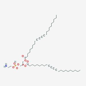 molecular formula C51H86NO8P B12363458 [(2R)-3-[2-aminoethoxy(hydroxy)phosphoryl]oxy-2-tricosa-10,12-diynoyloxypropyl] tricosa-10,12-diynoate 