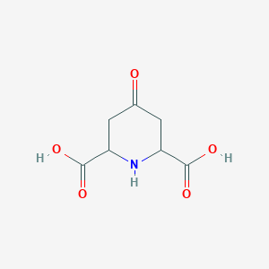 molecular formula C7H9NO5 B12363486 4-Oxopiperidine-2,6-dicarboxylic acid 