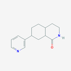 7-pyridin-3-yl-3,4,4a,5,6,7,8,8a-octahydro-2H-isoquinolin-1-one