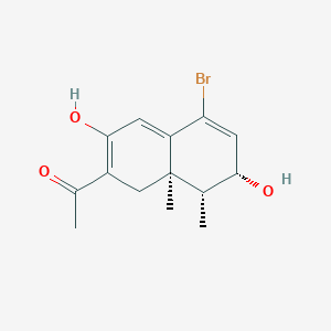 molecular formula C14H17BrO3 B12363498 Antiproliferative agent-48 