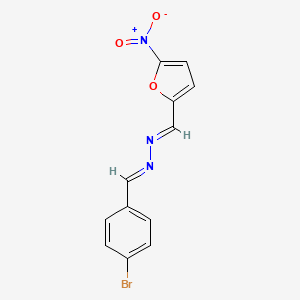 molecular formula C12H8BrN3O3 B12363515 Antitrypanosomal agent 16 