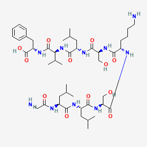 molecular formula C46H78N10O12 B12363531 Mouse TREM-1 SCHOOL peptide 