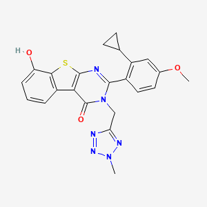 molecular formula C23H20N6O3S B12363536 Hsd17B13-IN-68 