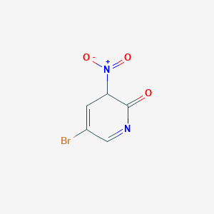 molecular formula C5H3BrN2O3 B12363596 5-bromo-3-nitro-3H-pyridin-2-one 