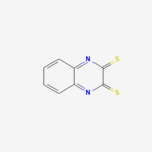 molecular formula C8H4N2S2 B12363654 Quinoxaline-2,3-dithione CAS No. 86843-72-3