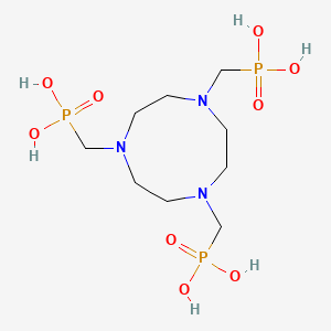 molecular formula C9H24N3O9P3 B12363656 1,4,7-Tris(dihydroxyphosphorylmethyl)-1,4,7-triazacyclononane 