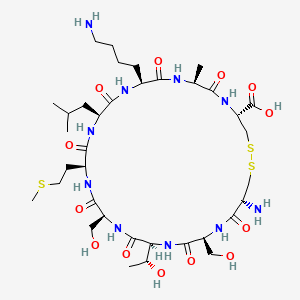 molecular formula C36H64N10O13S3 B12363680 CSTSMLKAC (disulfide) 