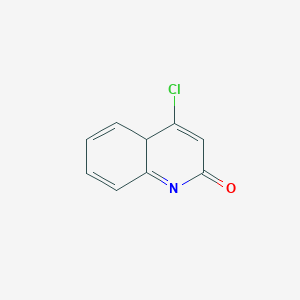 molecular formula C9H6ClNO B12363690 4-chloro-4aH-quinolin-2-one 