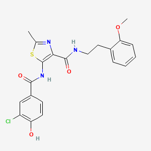 molecular formula C21H20ClN3O4S B12363697 Hsd17B13-IN-94 